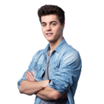 male drivers ed student smiling while crossing his arms