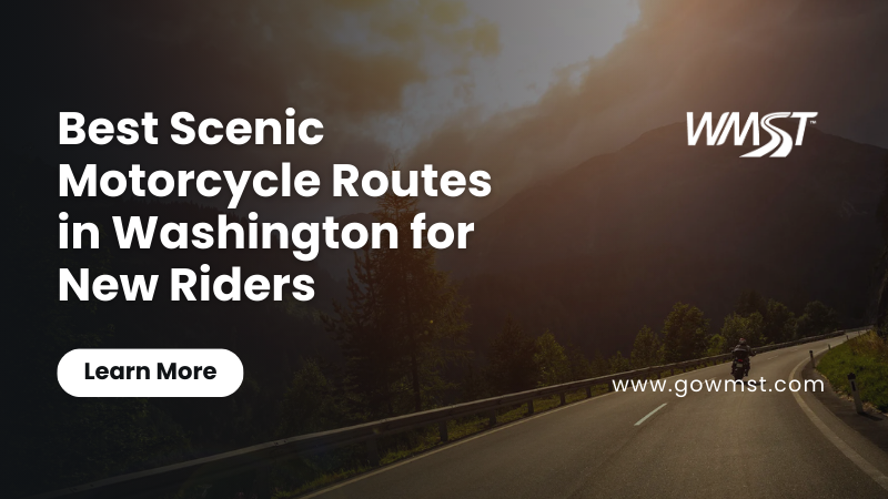 Best Scenic Motorcycle Routes in Washington for New Riders